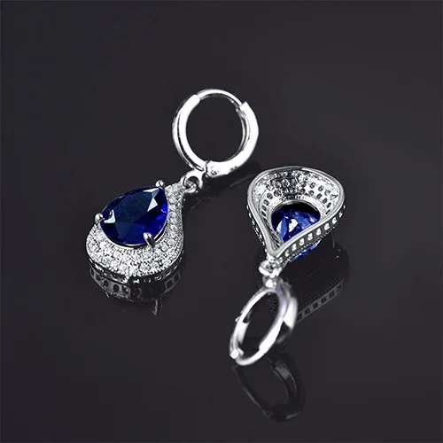 Bông Tai Sapphire Blue (2)