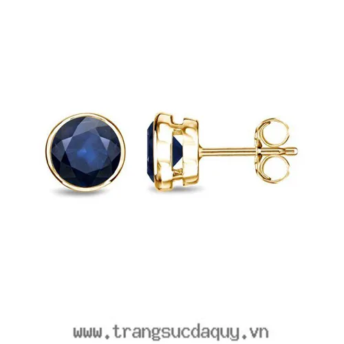 Bông Tai Sapphire Vàng 18k