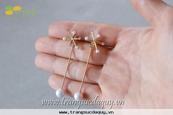 Bông Tai - Hoa Tai Ngọc Trai H211