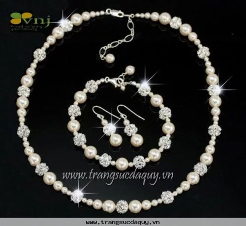 Bộ Trang Sức Ngọc Trai B17
