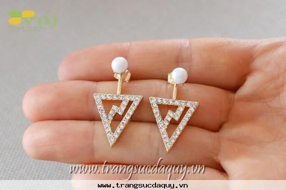 Bông Tai - Hoa Tai Đá CZ H191