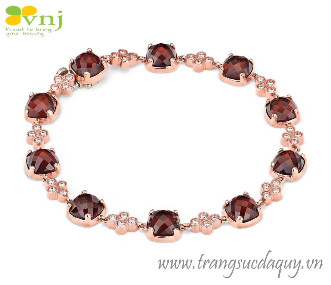 Lắc tay garnet