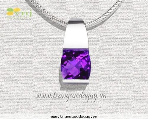 Mặt Dây Chuyền Đá Thạch Anh Tím MDQT5