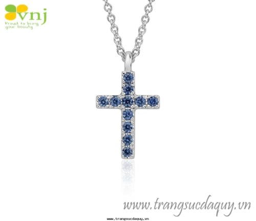 Mặt Dây Chuyền Đá Sapphire Blue MDS5