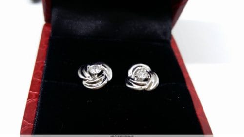 Bông Tai - Hoa Tai Kim Cương H185