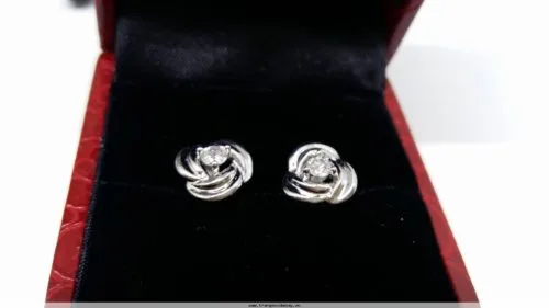 Bông Tai - Hoa Tai Kim Cương H185