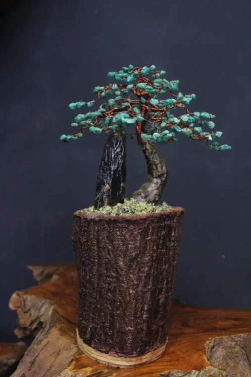Cây bonsai đá Amazonite MBS-B007
