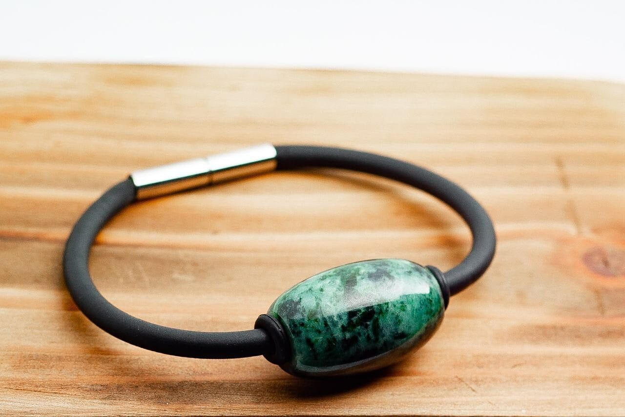 Vòng Tay Lu Thống đá Cẩm Thạch Sơn Thủy