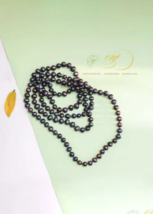 Dây Chuyền Ngọc Trai Đen NT0020