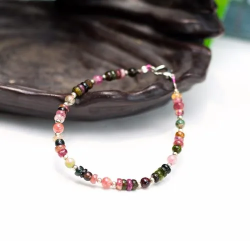 Vòng Tay Tourmaline Đa Sắc VCM3