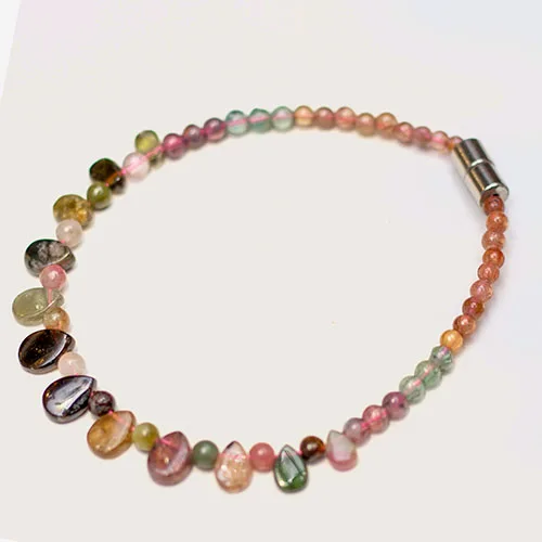 Vòng Tay Mix Charm Tourmaline