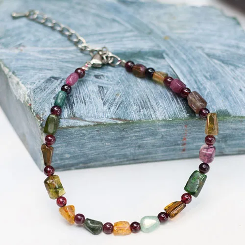 Vòng Tay Tourmaline Mix Charm 
