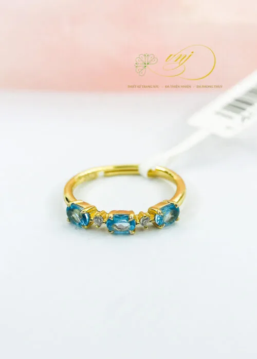 Nhẫn đá Topaz NWT4