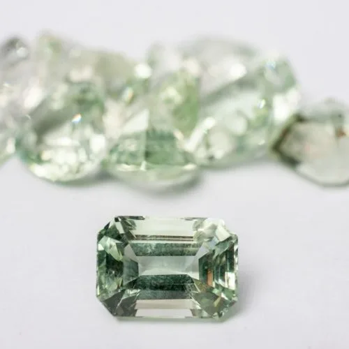 Thạch Anh Xanh Mài Facet 500x500