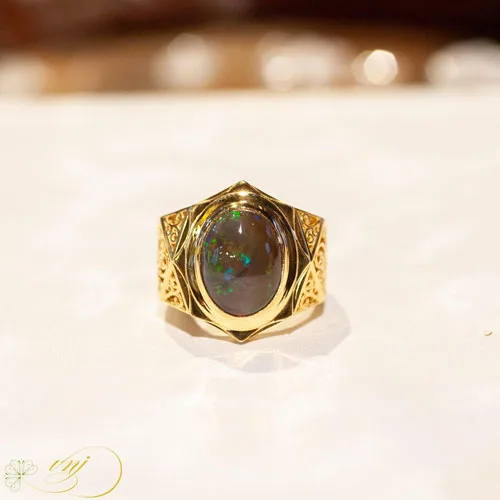 Nhẫn Nam Opal 