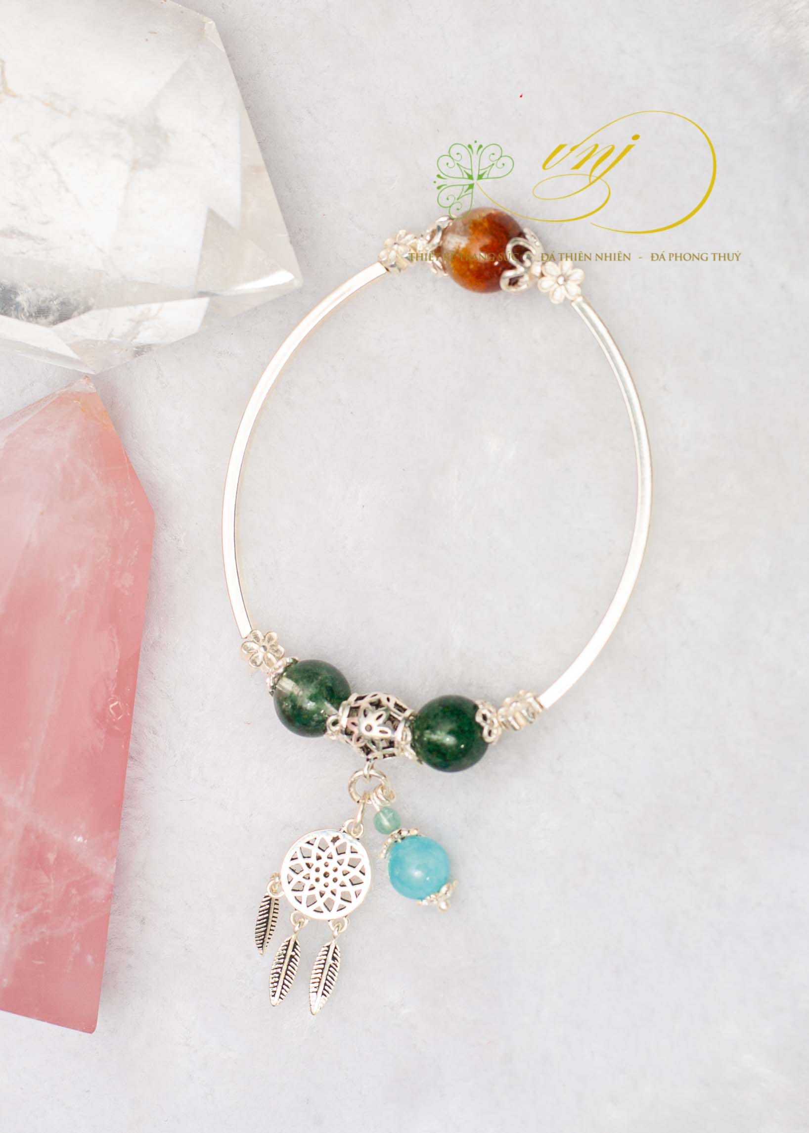 Vòng Tay Ưu Linh Thiên Nhiên Mix Charm VCU1