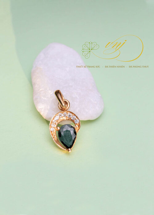 Mặt dây chuyền Sapphire Green MDS1