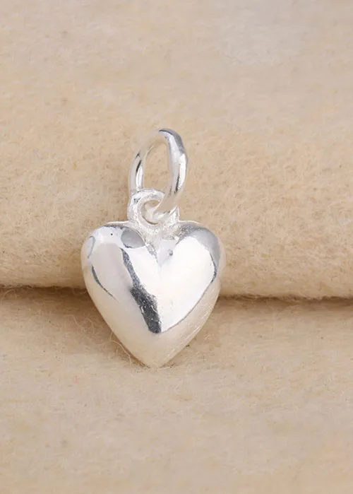 Charm Bạc Trái tim CT10
