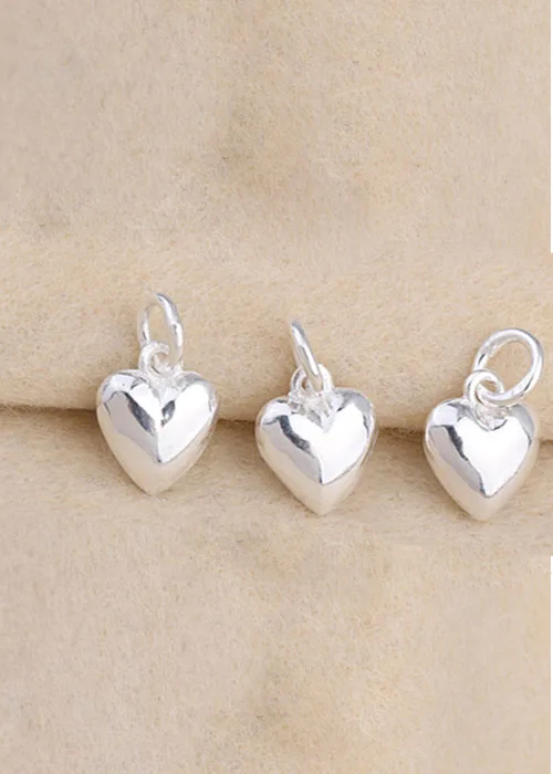 Charm Bạc Trái tim CT10