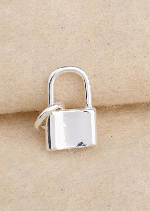 Charm Bạc Ổ Khóa CT13