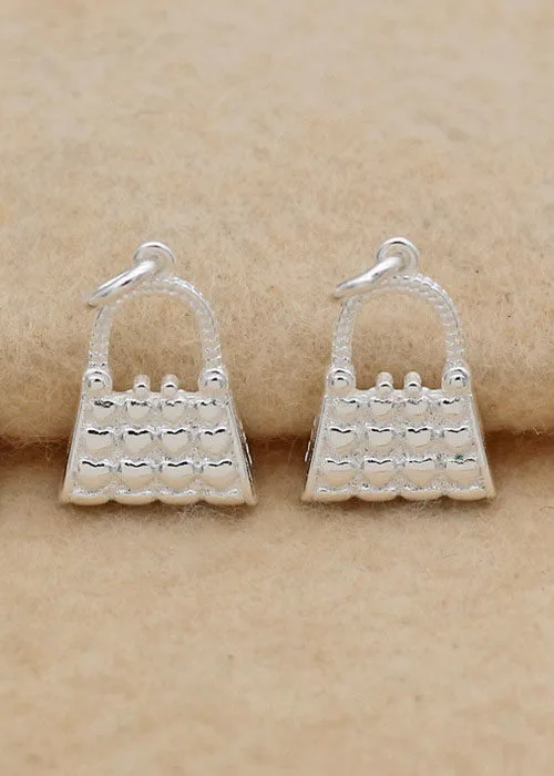 Charm Bạc Giỏ Tiền CT12