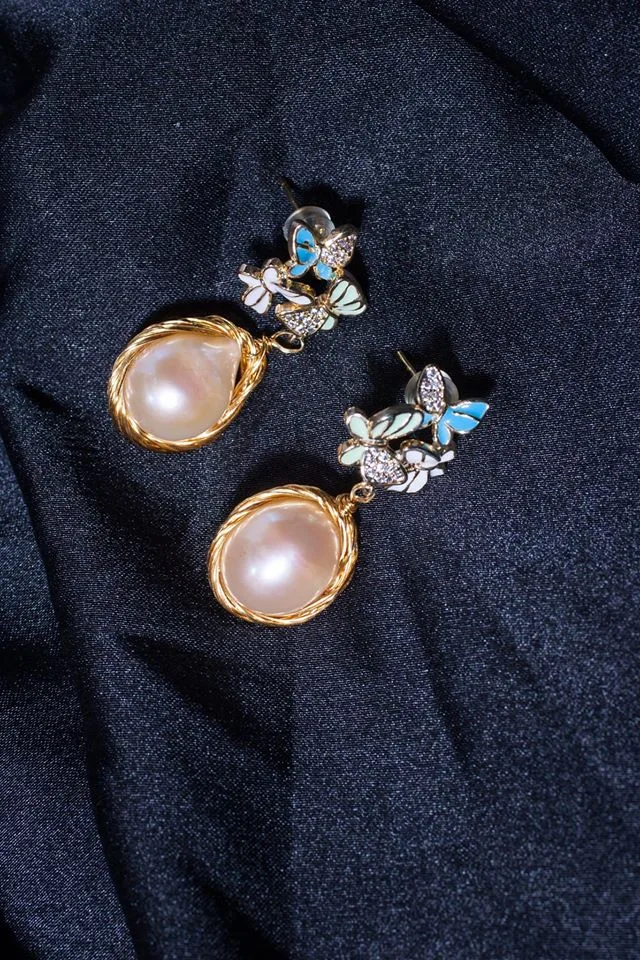 Bông Tai Ngọc Trai BTNT11