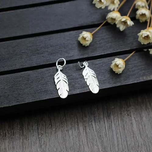 Charm Lông Vũ Bạc 925 
