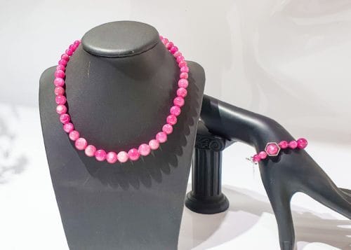Vòng cổ đá Ruby sao thiên nhiên