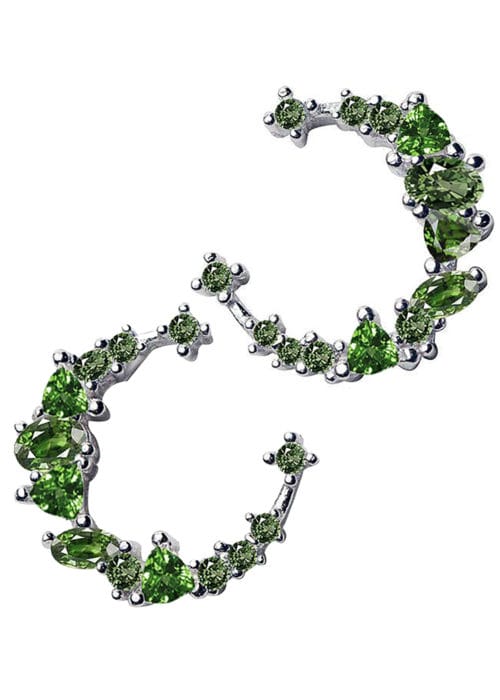 Bông tai Sapphire Green