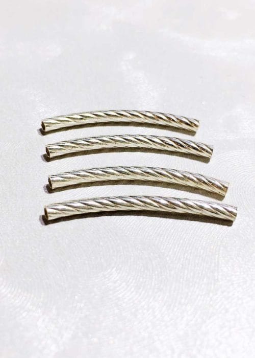 Charm Bạc Ống Xoắn CO16