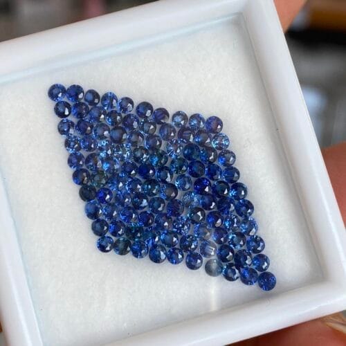 Đá Sapphire Blue 1mm 3 Mm 4mm