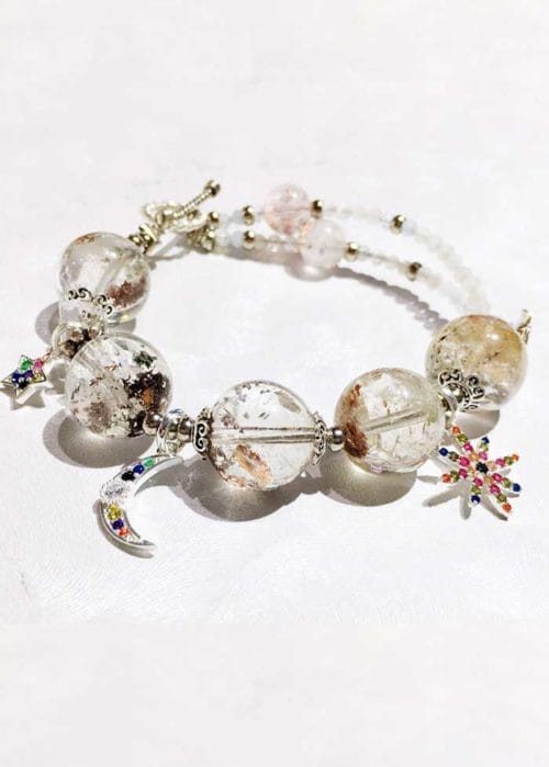 vòng thạch anh ưu linh mix charm 