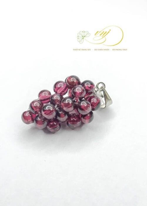 Charm Chùm Nho Đá Garnet