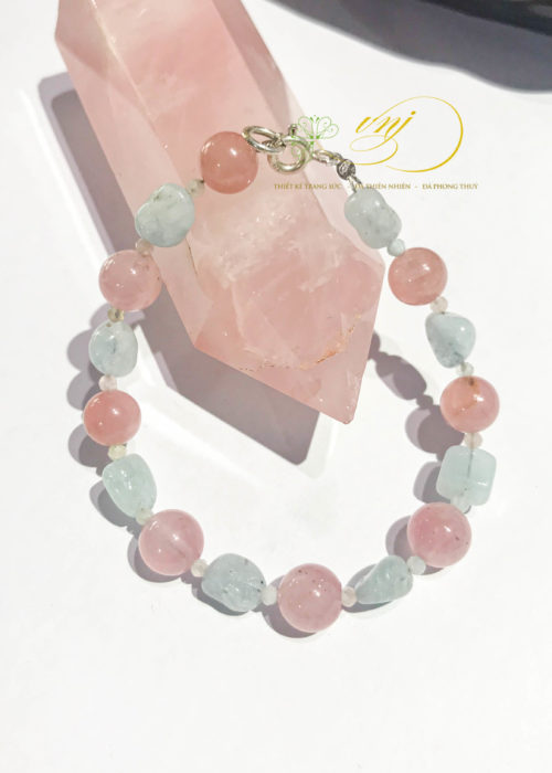 vòng ngọc bích mix charm