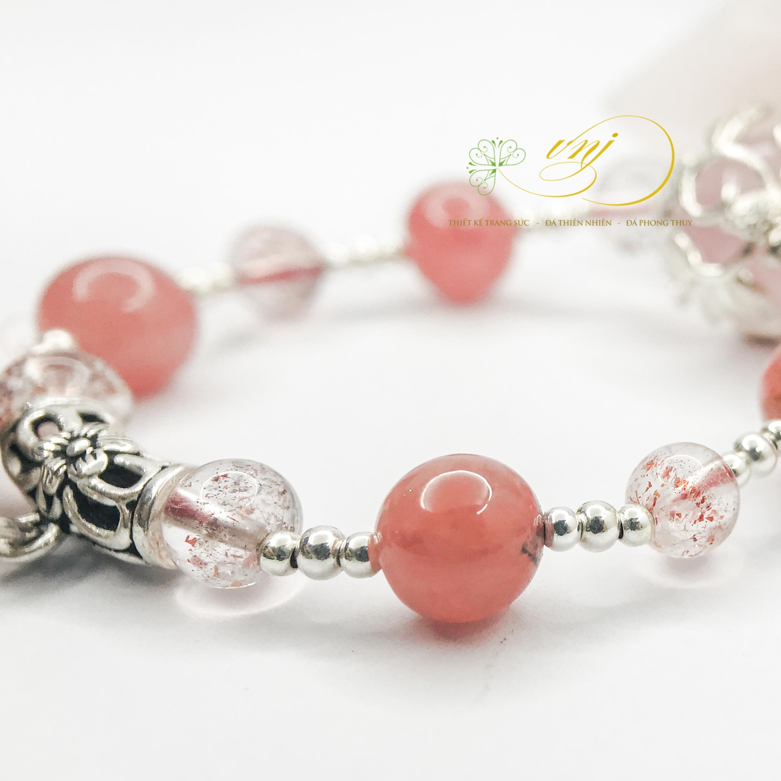 Vòng Charm Đá Đào Hoa VCDH3 - Ảnh 4