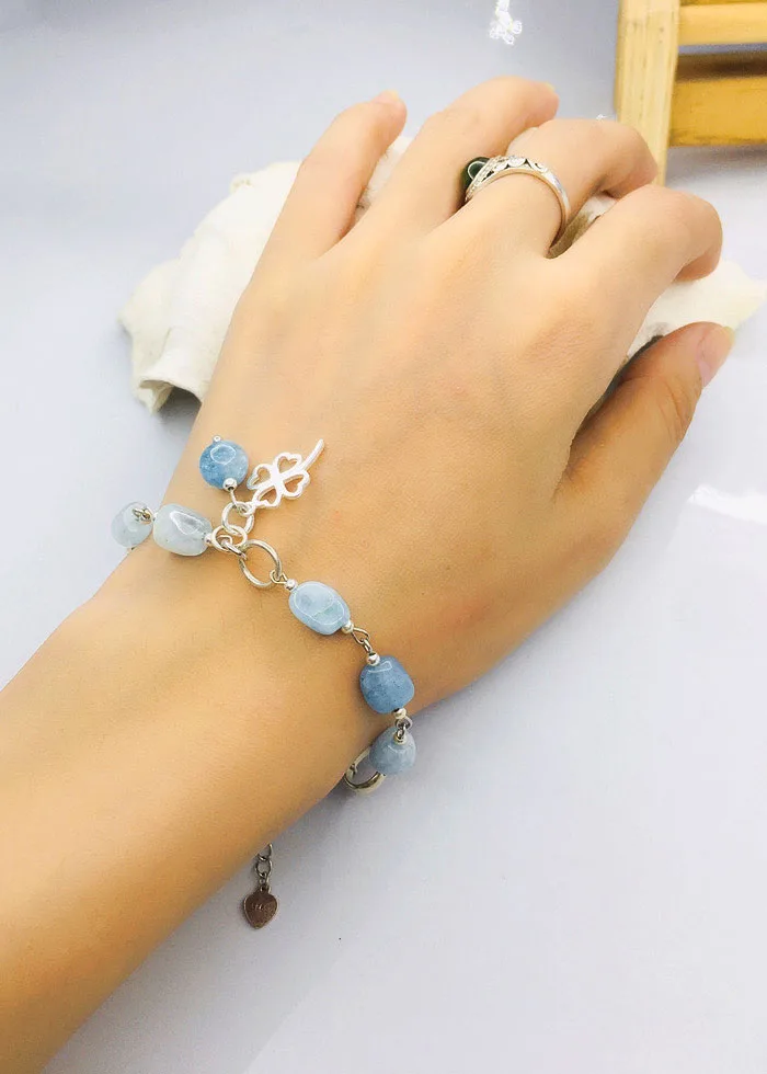 Vòng Charm Aquamarine VCA4 - Ảnh 2