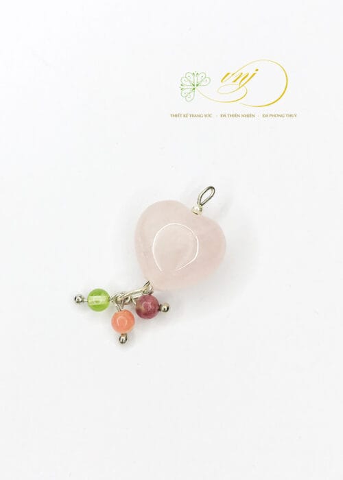 Charm Treo Đá Tinh Thể Mix Bạc CT51