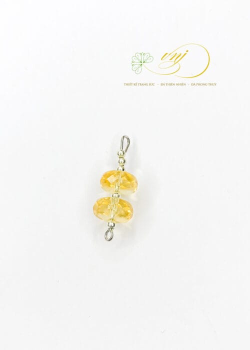 Charm Treo Đá Citrine CT52