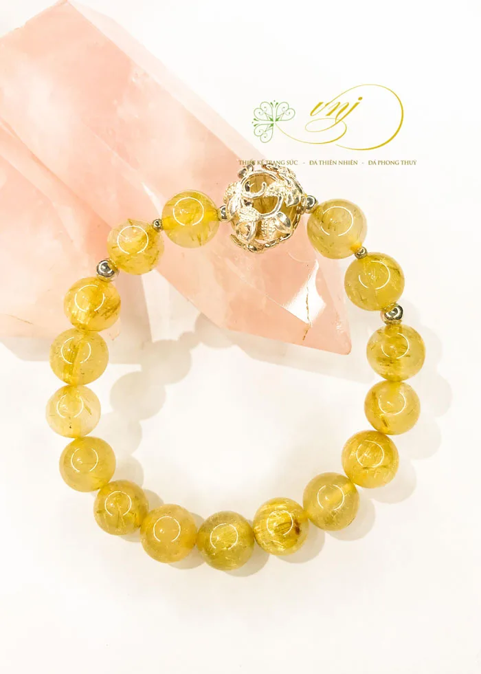 Vòng Tay Tóc Vàng Mix Charn