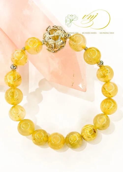 Vòng Tay Tóc Vàng Mix Charn