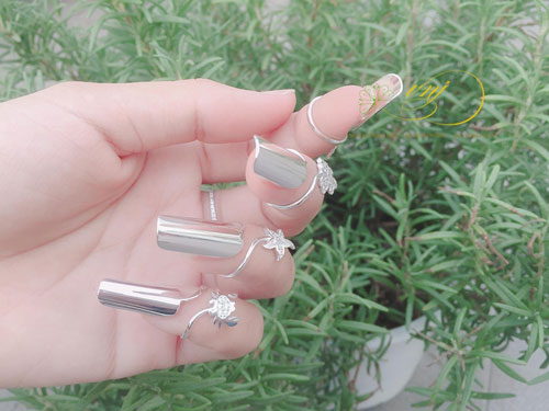 Móng Tay Trang Sức Handmade Bạc 925