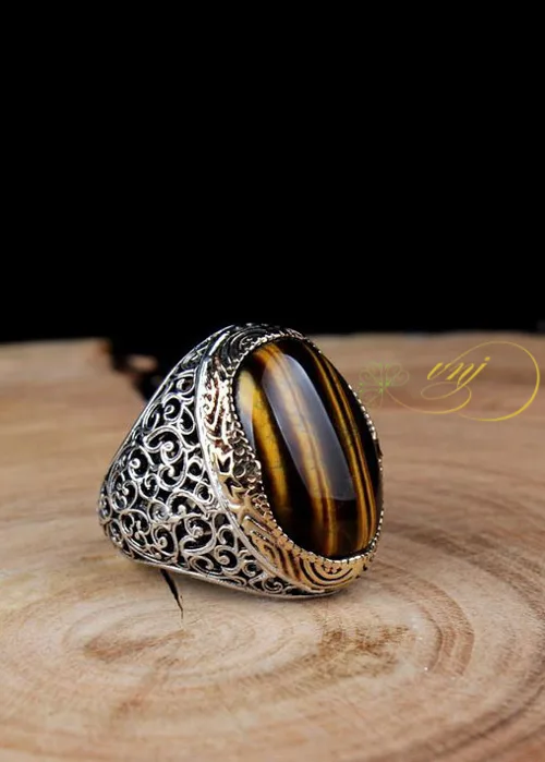 Nhẫn Đá Mắt Hổ NM16
