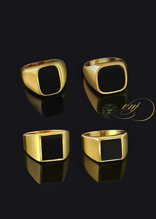 Nhẫn Nam Đá Đen Classic NM19