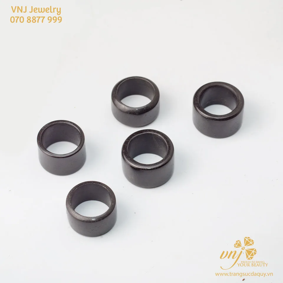 Nhẫn đá đen Nguyên Khối
