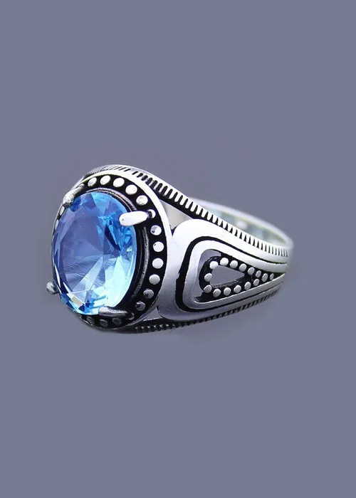 Nhẫn Nam Đá Topaz NM21