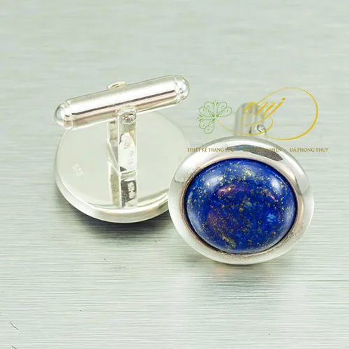 Cufflink Lapis Khuy Mang Set đá Thiên Thanh (3)