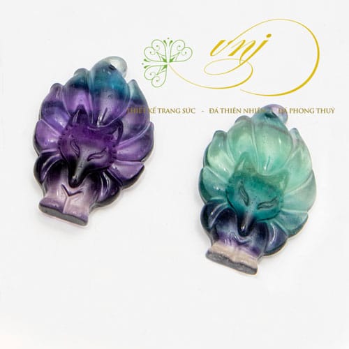 Hồ Ly Đá Fluorite Mt25 
