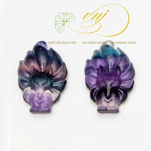 Hồ Ly Đá Fluorite Mt25