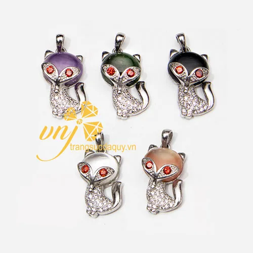 Mặt Dây Hồ Ly bạc 925 Cao Cấp