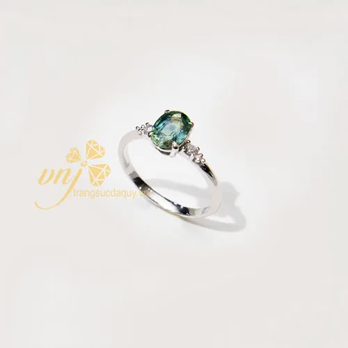 Nhẫn đá Thạch Anh Xanh (2)